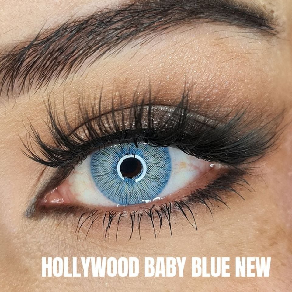 HYPNOSE 1 YILLIK LENSLER HOLLYWOOD BABY BLUE -5.00