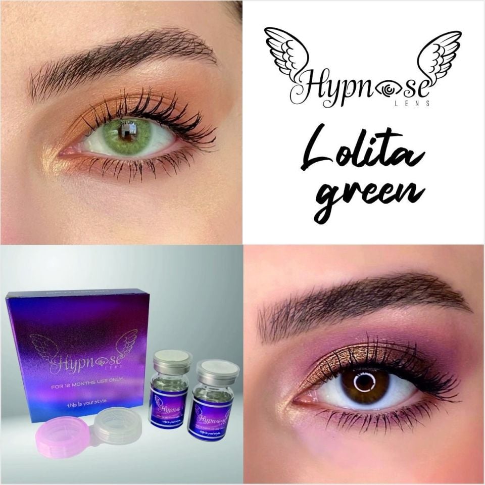 HYPNOSE 1 YILLIK LENSLER LOLİTA GREEN