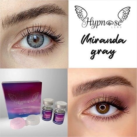 HYPNOSE 1 YILLIK LENSLER MİRANDA GRAY -3.50